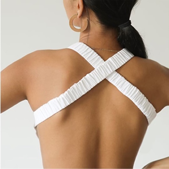 NWT O.P.T One Pretty Time Flax Midi Summer Backless XL WHITE - Picture 3 of 3